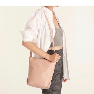 JCrew Leather Oslo Crossbody Bucket Bag